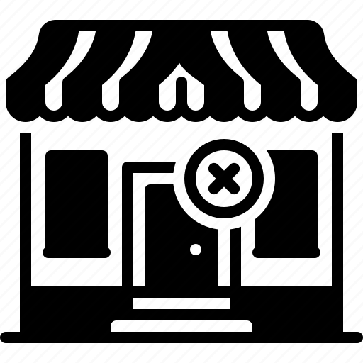 Closure, store, shop, house, close, property, locked icon - Download on Iconfinder