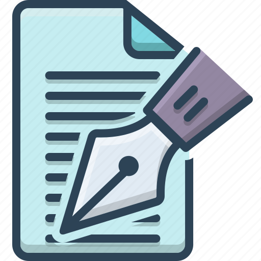 Document, editorial, notes, paper, writer icon - Download on Iconfinder