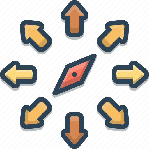 Compass, direction, location, map, navigation, orientation icon - Download on Iconfinder