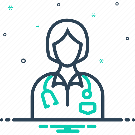 Doctor, female, medicine, physician, professional, stethoscope icon - Download on Iconfinder