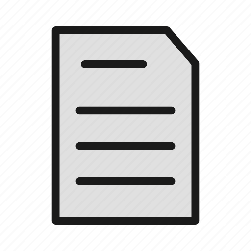 Document, file, page, paper icon - Download on Iconfinder