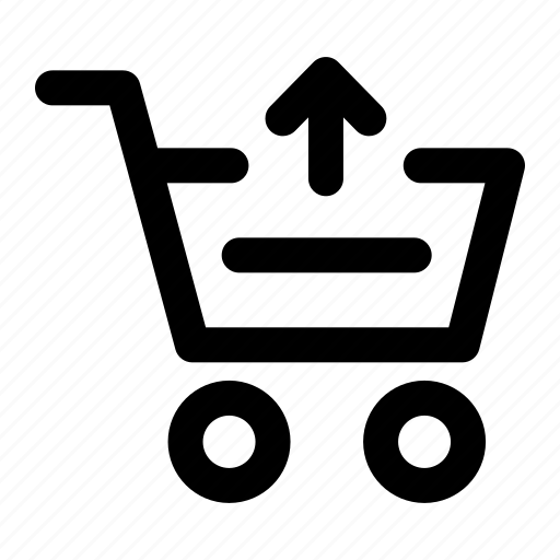 Cart, shopping, ecommerce, trolley, up arrow icon - Download on Iconfinder