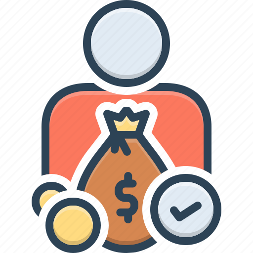Sufficient, adequate, substantial, enough, ample, money, money bag icon - Download on Iconfinder