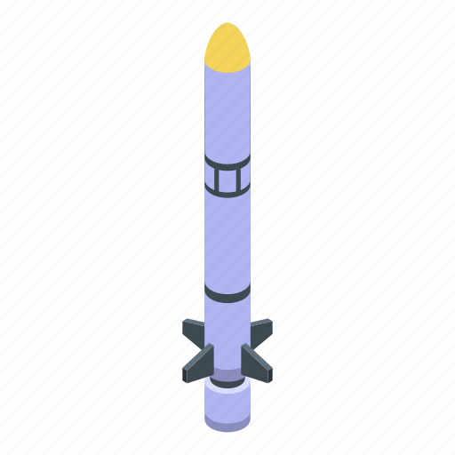 Cartoon, flight, isometric, missile, retro, silhouette, vintage icon - Download on Iconfinder