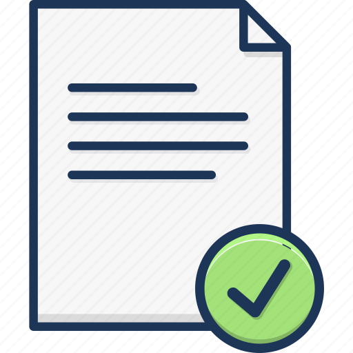 Accept, document icon - Download on Iconfinder on Iconfinder