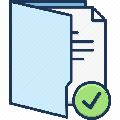 Accept, document, folder icon - Download on Iconfinder