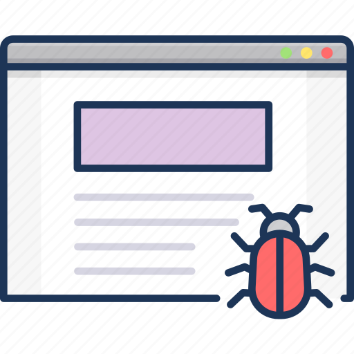 Bug, page, virus, web icon - Download on Iconfinder