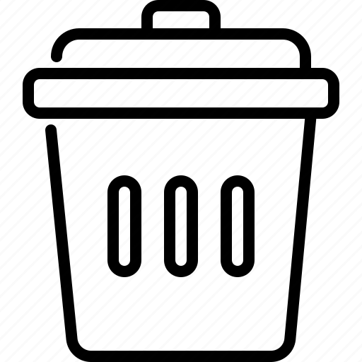 Trash, can, bin, garbage, delete icon - Download on Iconfinder