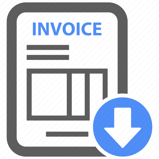 Invoice, bill, down, payment, report, download, page icon - Download on Iconfinder
