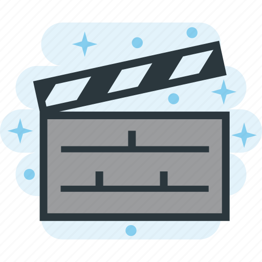 Cinema, clapboard, clapper, clapperboard, film, movie icon - Download on Iconfinder