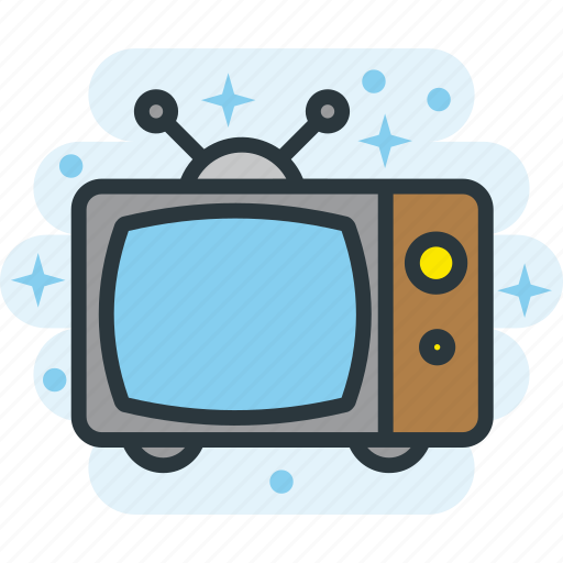 Broadcast, old, television, tv icon - Download on Iconfinder