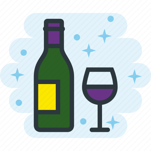 Alcohol, bottle, cup, drink, drinking, wine icon - Download on Iconfinder