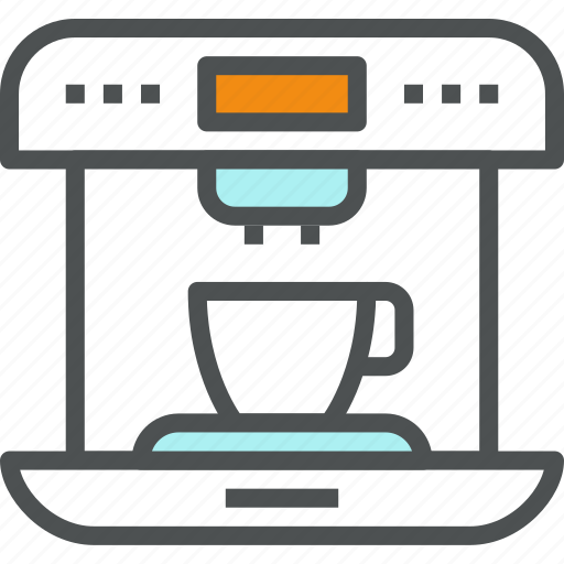 Cafe, coffee, coffee maker, drink, hot icon - Download on Iconfinder