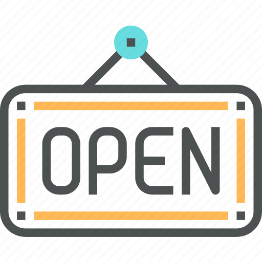 Business, open, open shop, shop, tag icon - Download on Iconfinder