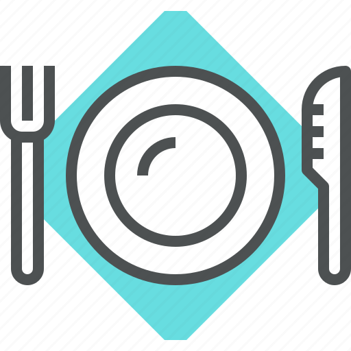 Fork, knife, plate, tool icon - Download on Iconfinder