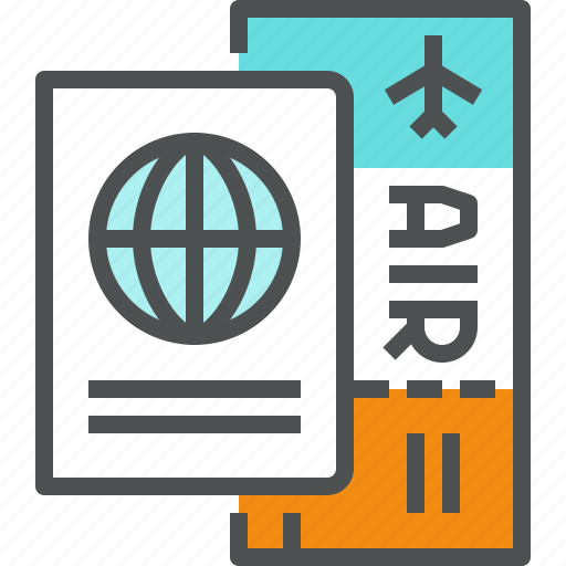 Around the world, flight, global, ticket, travel icon - Download on Iconfinder