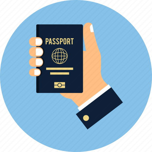 Document, hand, information, international, passport, tourist, travel icon - Download on Iconfinder