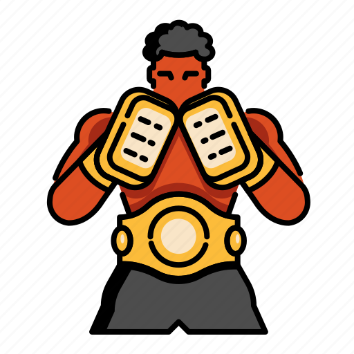 Mma, icon, boxing, trainer, guard, master icon - Download on Iconfinder