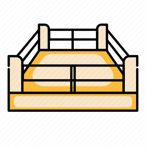 Mma, boxing, ring, arena, fight, battle icon - Download on Iconfinder