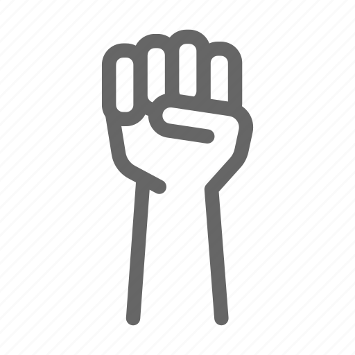 Protester, power, resist, strike, protest, fist, mob icon - Download on Iconfinder