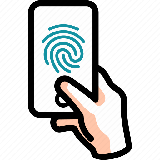 Biometric, lock, print, protected, secure, thumb, unlock icon - Download on Iconfinder