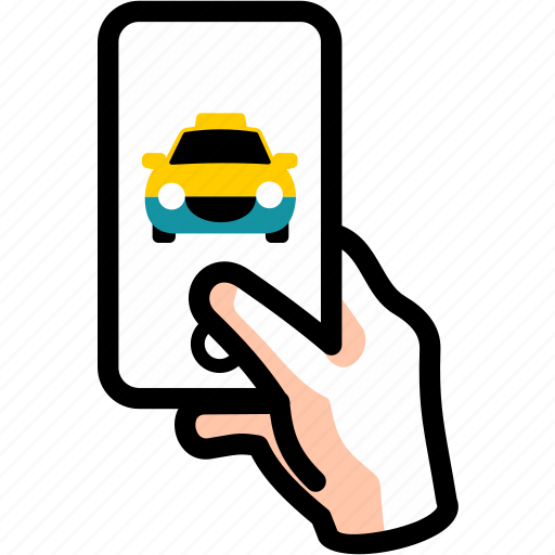 Cab, call, reserve, ride, share, taxi, track icon - Download on Iconfinder