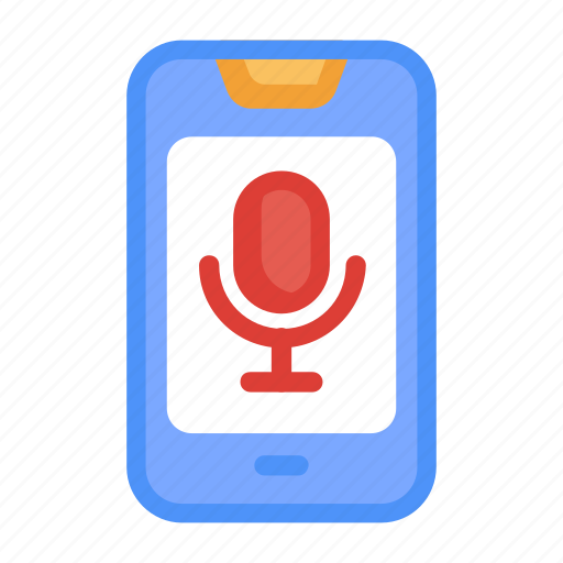 Voice recorder, mice, recording app, smartphone, phone icon - Download on Iconfinder