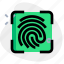 fingerprint, scan, mobile, scanner 