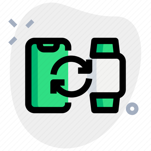 Smartphone, sync, smartwatch, mobile icon - Download on Iconfinder