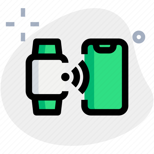 Smartwatch, connect, smartphone, mobile icon - Download on Iconfinder