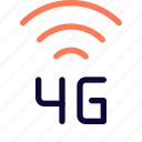 signal, mobile, 4g, network, connection