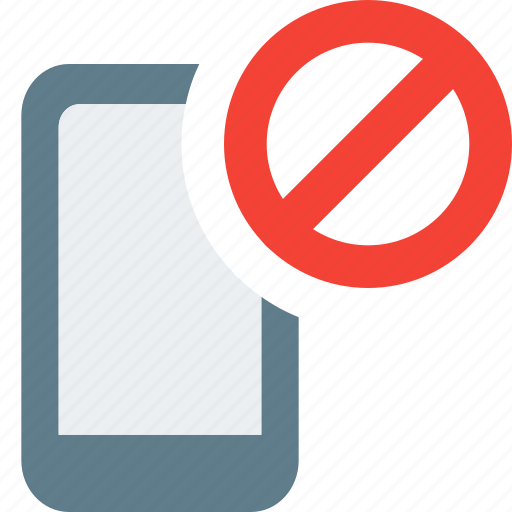 Mobile, forbidden, action, banned icon - Download on Iconfinder