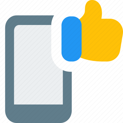 Mobile, thumbs up, smartphone, device icon - Download on Iconfinder