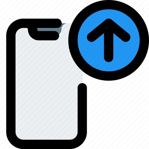 Smartphone, upload, mobile, device icon - Download on Iconfinder