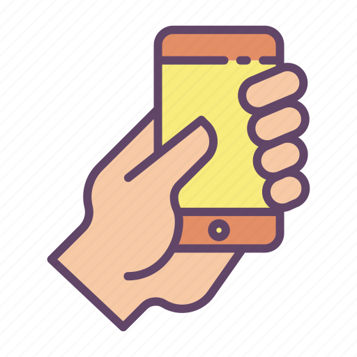 Mobile, hand icon - Download on Iconfinder on Iconfinder