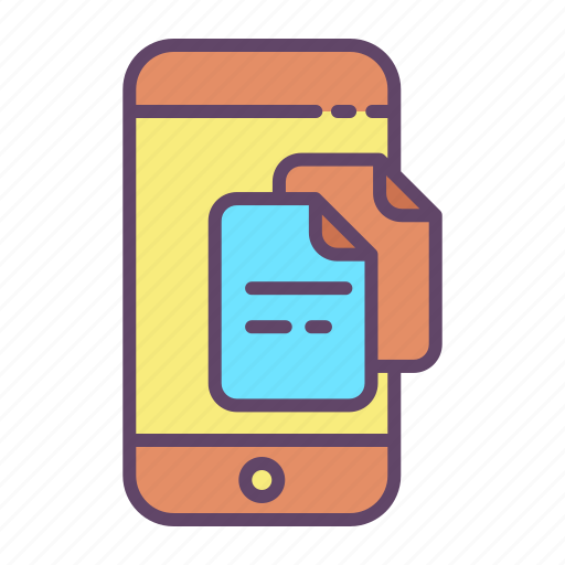 Phone, documents icon - Download on Iconfinder on Iconfinder