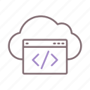 cloud, coding, programming