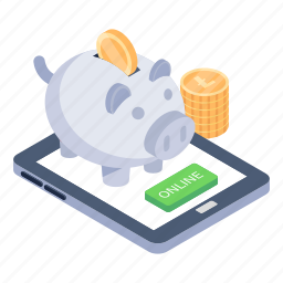 piggy savings, mobile piggy bank, penny bank, mobile savings, money box 