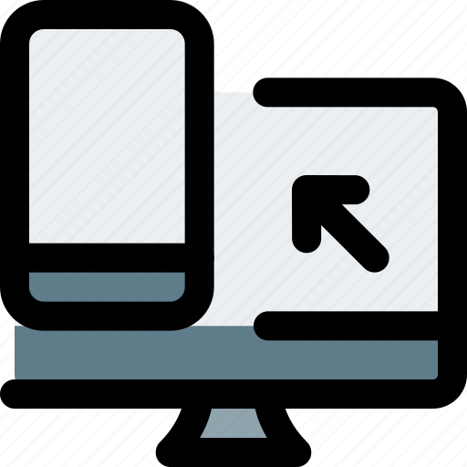 Desktop, mobile, upload, mobile development icon - Download on Iconfinder