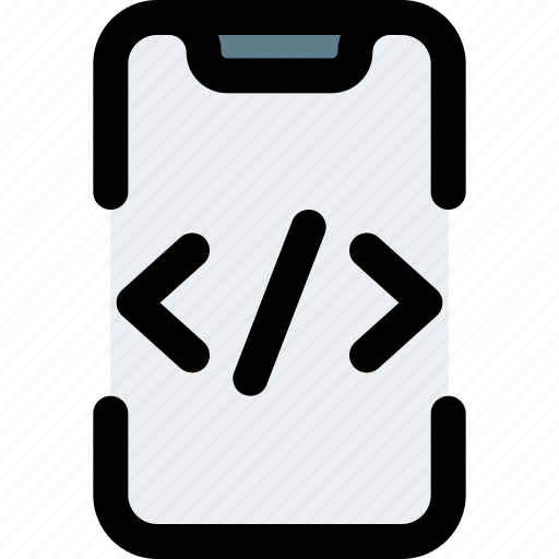 Smartphone, coding, web, mobile development icon - Download on Iconfinder
