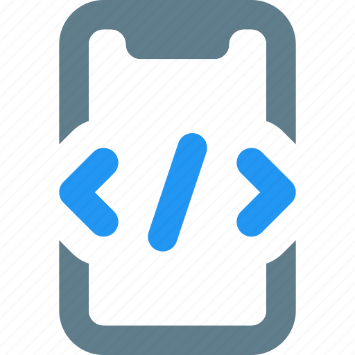 Smartphone, coding, programming, mobile development icon - Download on Iconfinder
