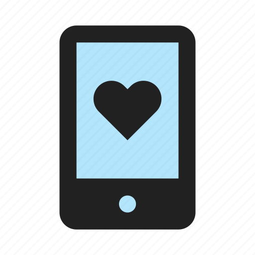 Cellphone, device, heart, like, love, mobile, smartphone icon - Download on Iconfinder