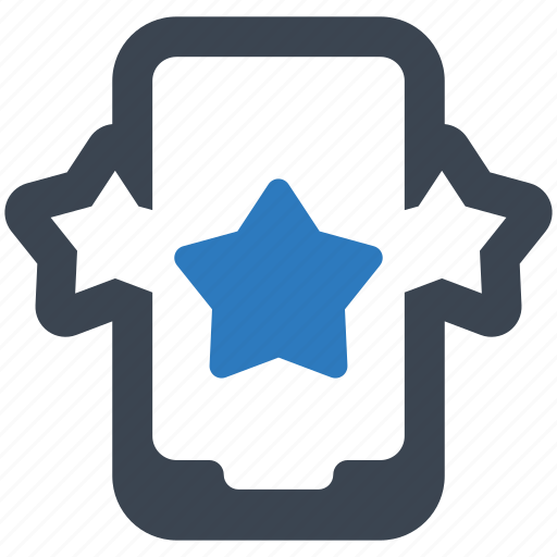 Mobile, favorite, rating, stars, review, star, feedback icon - Download on Iconfinder