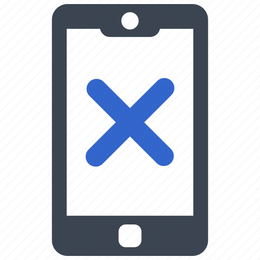 Close, cross, cancel, mobile, phone, smart phone icon - Download on Iconfinder