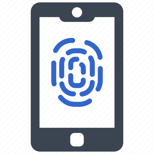 Biometric, fingerprint, identity, touch, mobile, phone, smart phone icon - Download on Iconfinder