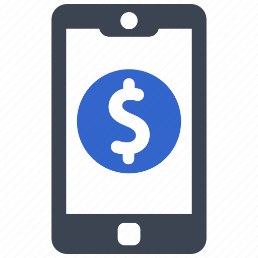 Coin, money, dollar, mobile, phone, smart phone icon - Download on Iconfinder