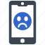 negative, emoji, reaction, mobile, phone, smart phone 