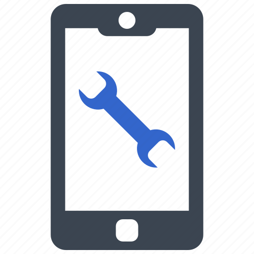 Repair, wrench, maintenance, mobile, phone, smart phone icon - Download on Iconfinder