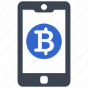 bit coin, coin, mobile, phone, smart phone, money