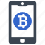 bit coin, coin, mobile, phone, smart phone, money 